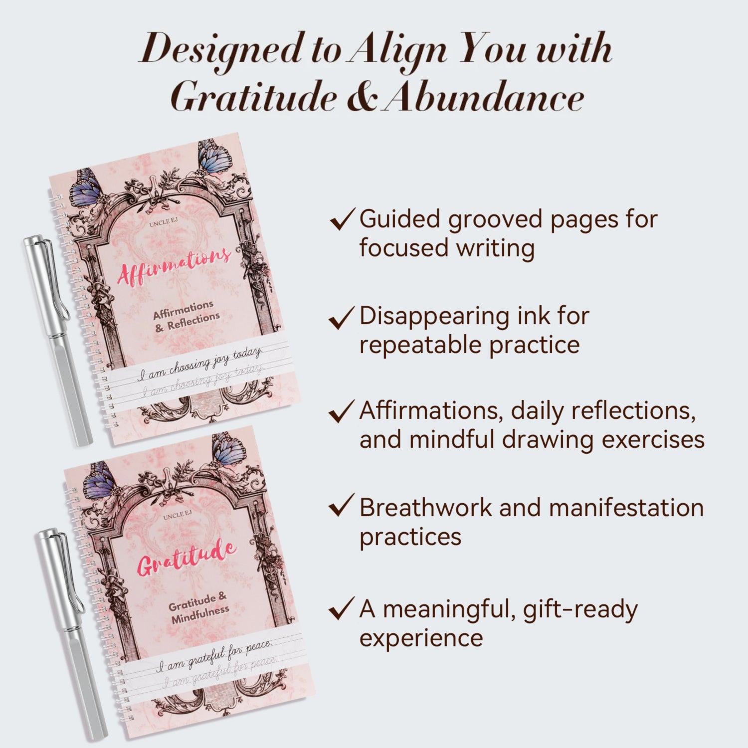 World of Abundance Gratitude & Affirmations Workbook Kit